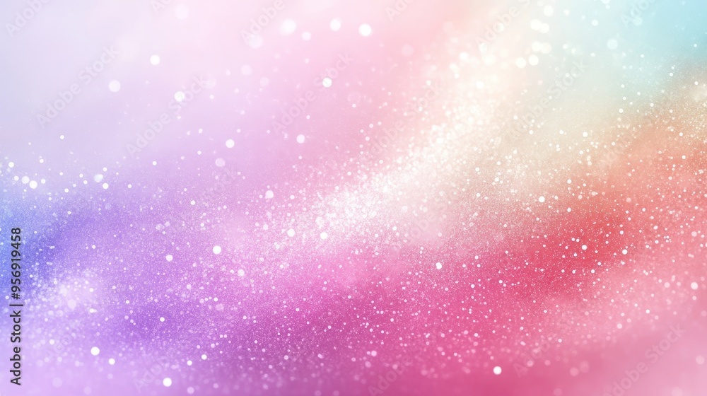 Serene Ethereal Pastel Gradient Background with Glitter Highlights - Abstract Art Piece Serene Ethereal Pastel Gradient Background with Glitter Highlights - Abstract Art Piece