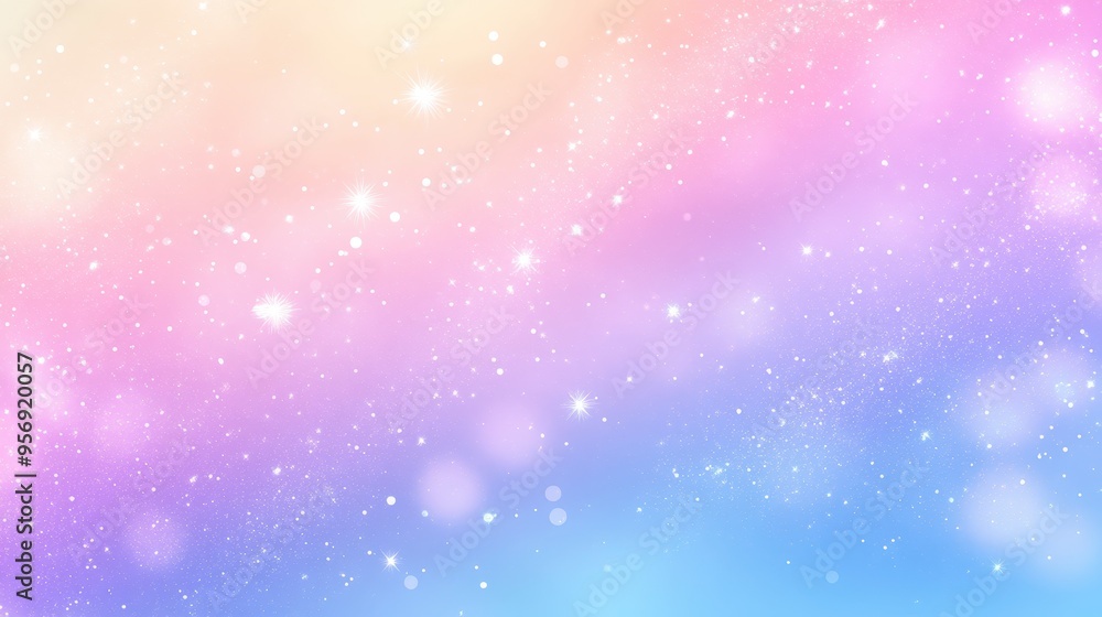 Ethereal Glowing Pastel Gradient Background with Glitter Highlights for Dreamy Designs Ethereal Glowing Pastel Gradient Background with Glitter Highlights for Dreamy Designs