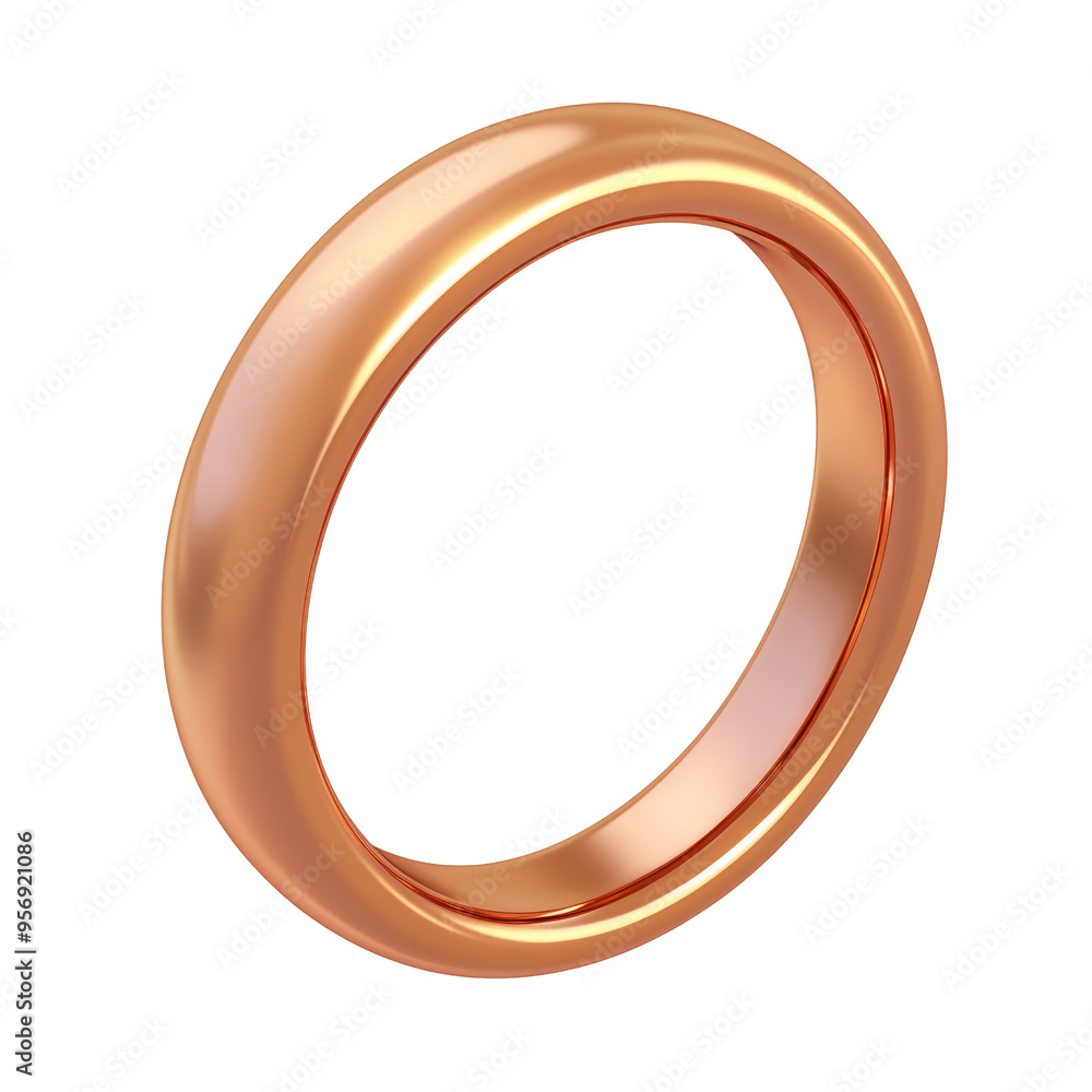 golden ring 3d render icon isolated on transparent background cutout golden ring 3d render icon isolated on transparent background cutout