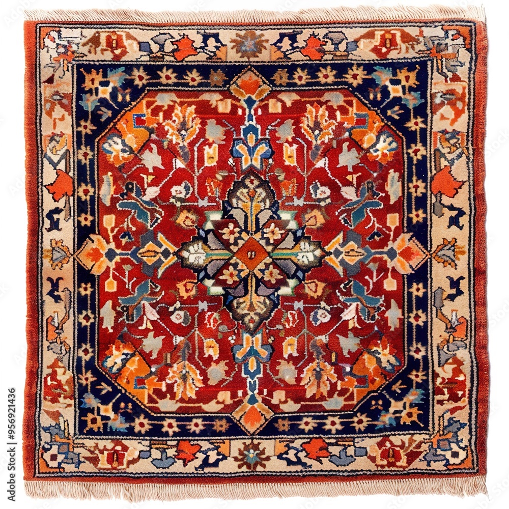 traditional carpet isolated on white background traditional carpet isolated on white background