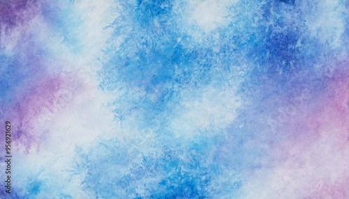 Abstract painting tie-dye effect background gradient blue purple