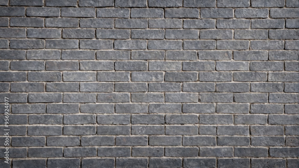 Close-up brick wall bricks are arranged horizontal pattern Grey Close-up brick wall bricks are arranged horizontal pattern Grey