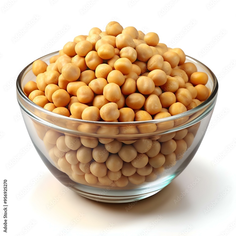 A high quality 3D illustration of a bowl of chickpeas. perfect for recipes. food blogs. and healthy living content. A high quality 3D illustration of a bowl of chickpeas. perfect for recipes. food blogs. and healthy living content.