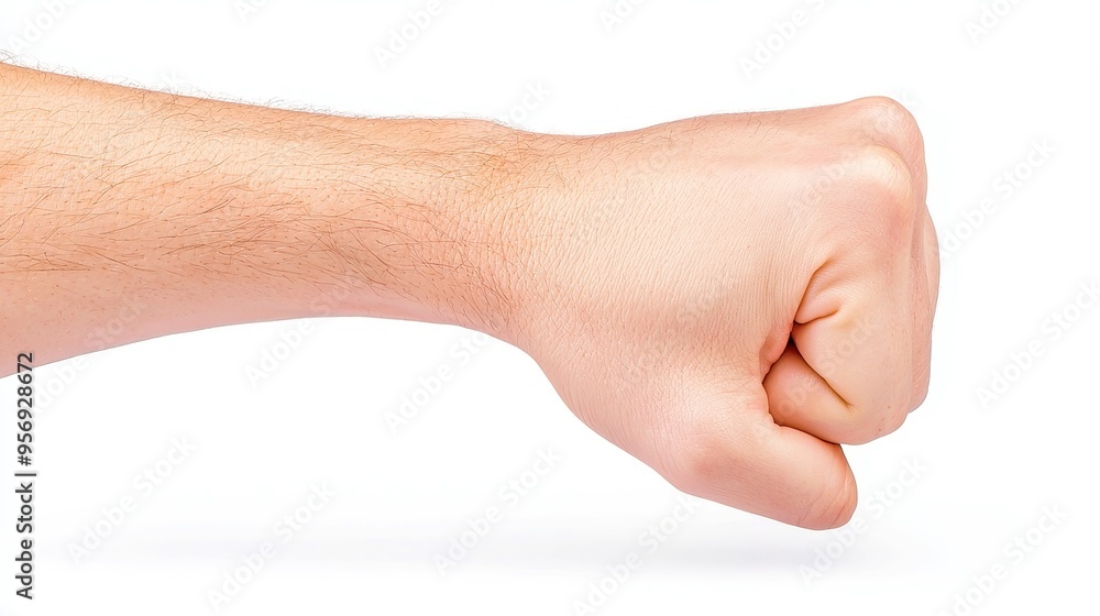 Thumbs Down Gesture Isolated on White Background, Clear Focus on Disapproval Symbol, Emphasizing Negative Reaction with Simple and Clean Presentation Thumbs Down Gesture Isolated on White Background, Clear Focus on Disapproval Symbol, Emphasizing Negative Reaction with Simple and Clean Presentation