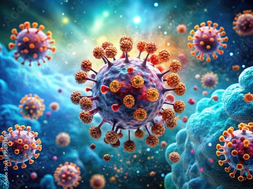 Fragile hope Epsteins Barr virus concept medical breakthroughs photo