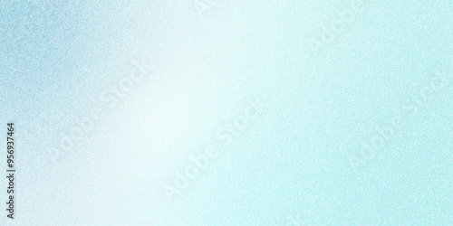 Calm Gradient Featuring Sky Blue, Soft Mint, Pale Aqua, and Light Blue. Textured with Rough Grain and Soft Noise Effect. Perfect for Stylish Digital Art, Banners, and Modern Design Applications.