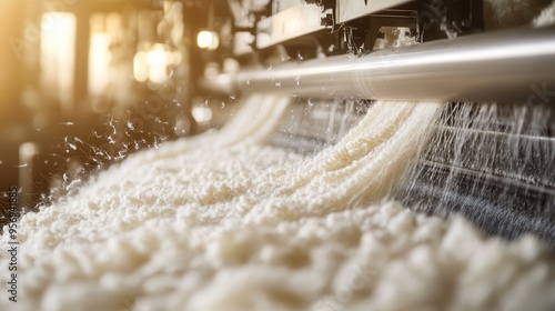 Intricate Process of Spinning Organic Cotton Fibers into Eco-Friendly Yarn for Sustainable Textile Production