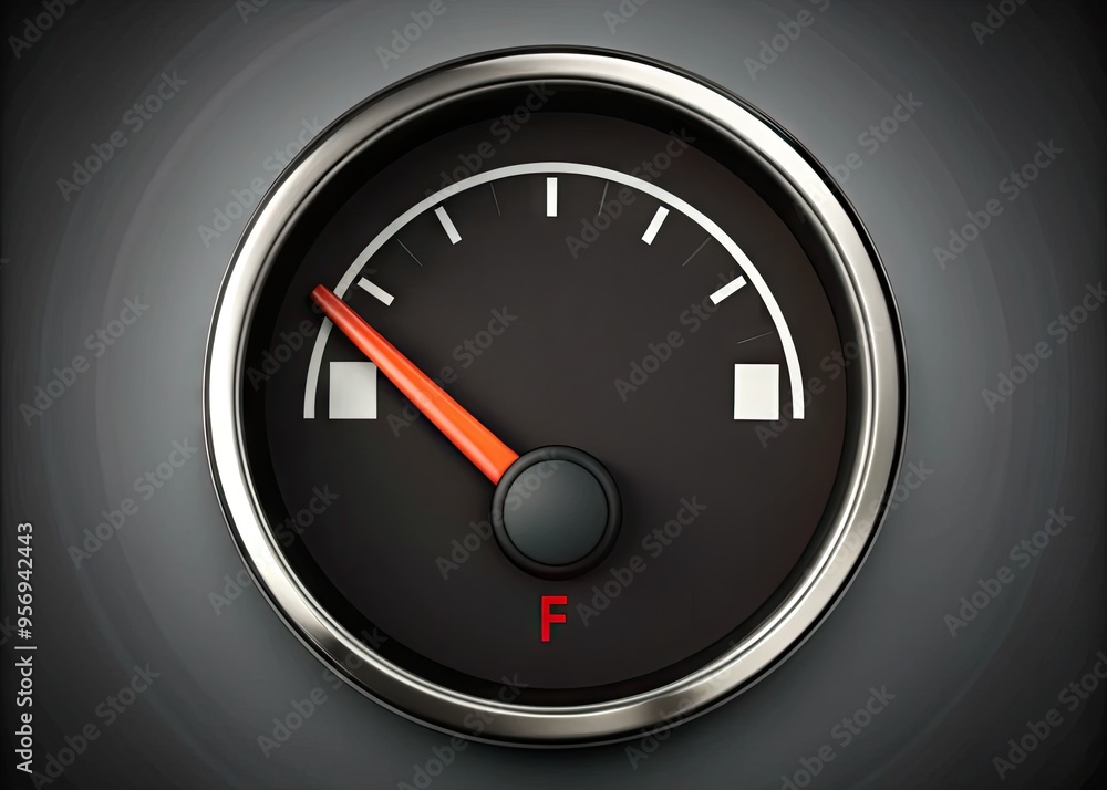 Fuel tank level indicator analog modern minimalist Fuel tank level indicator analog modern minimalist