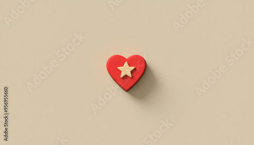 A single, small icon or symbol, such as a star or heart, centered on a solid background.