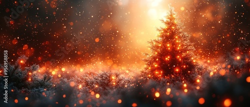 Abstract Christmas background.