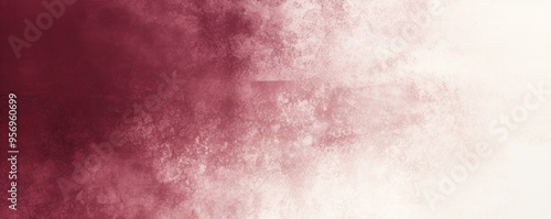 Maroon white spray texture color gradient shine bright light and glow rough abstract retro vibe background template grainy noise grungy empty 