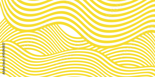 Pattern texture of Chinese noodles, Spaghetti, pasta or Ramen noodles. Vector illustration.