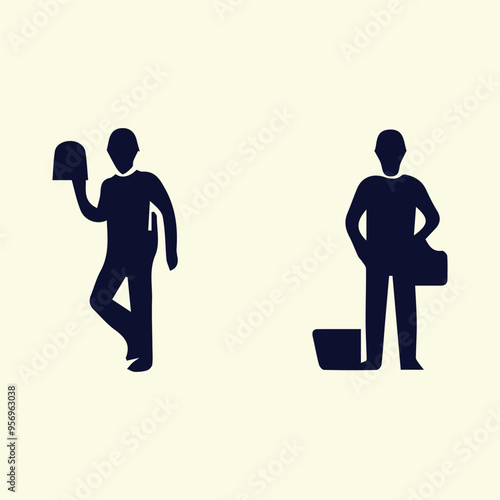 Creative Collection Of Working people  labor day with Tools