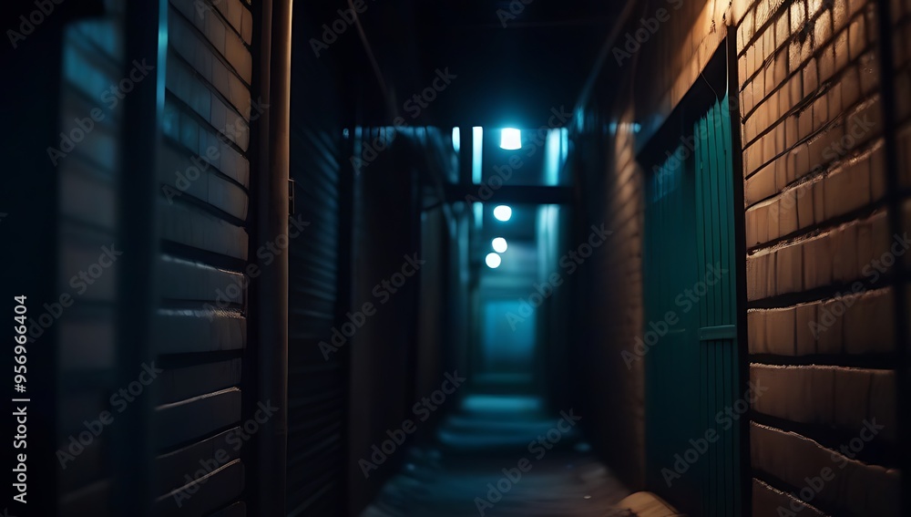 dangerous alley linked world drug cartels horror fear dimly lit urban environment dangerous alley linked world drug cartels horror fear dimly lit urban environment