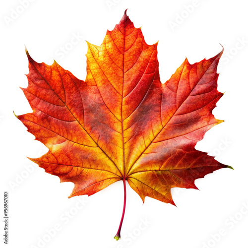 maple leaf isolated on white