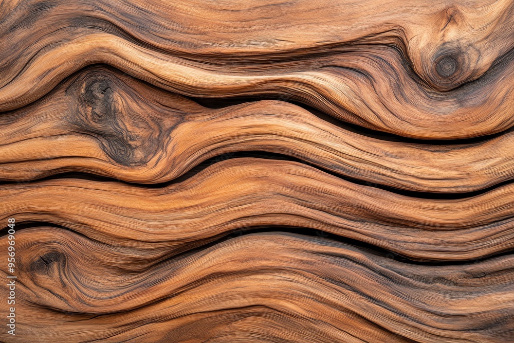 Beautifully textured wood with natural waves, showcasing rich tones and patterns, perfect for interior and design projects. Beautifully textured wood with natural waves, showcasing rich tones and patterns, perfect for interior and design projects.