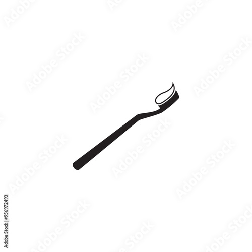 toothbrush icon symbol sign vector
