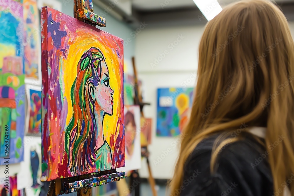 A virtual art exchange program where students can collaborate with peers from other schools on virtual art projects, learning about different artistic styles and techniques. A virtual art exchange program where students can collaborate with peers from other schools on virtual art projects, learning about different artistic styles and techniques.