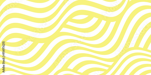 Pattern texture of Chinese noodles, Spaghetti, pasta or Ramen noodles. Vector illustration.