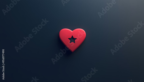 A single, small icon or symbol, such as a star or heart, centered on a solid background.