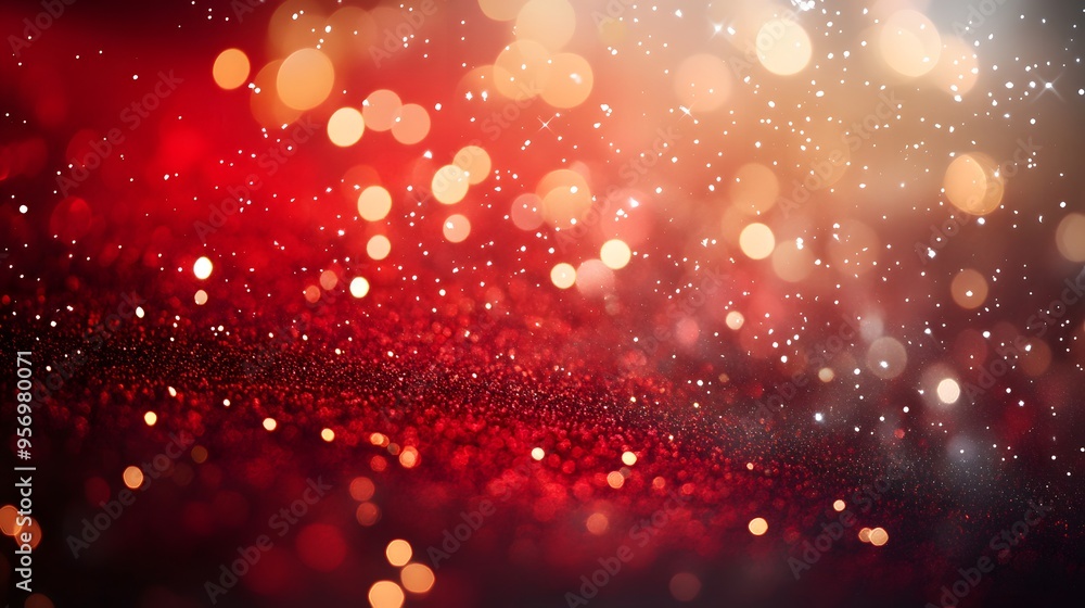 Abstract background with glitter and bokeh on New Year's Eve Abstract background with glitter and bokeh on New Year's Eve