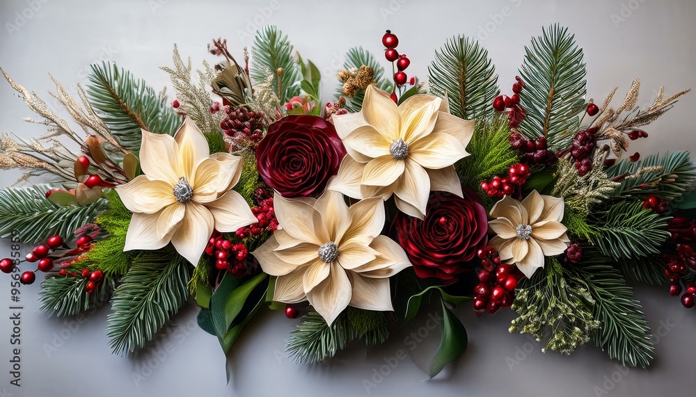 Winter-Themed Floral Arrangements
Holiday Bouquets: Elegant arrangements featuring winter flowers, berries, and evergreens. Winter-Themed Floral Arrangements
Holiday Bouquets: Elegant arrangements featuring winter flowers, berries, and evergreens.