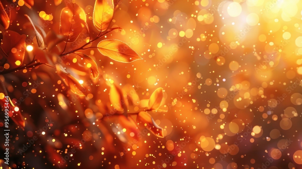 Warm and Elegant Bokeh Background with Soft Diffused Lighting and a Seamless Orange to Yellow Color Gradient Perfect for Seasonal Promotions Festive Designs Warm and Elegant Bokeh Background with Soft Diffused Lighting and a Seamless Orange to Yellow Color Gradient Perfect for Seasonal Promotions Festive Designs