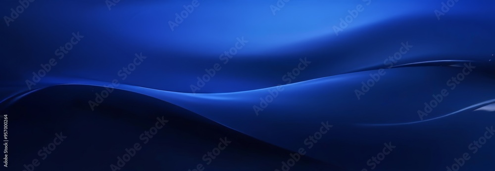 Obraz premium abstract blue background with smooth lines