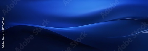 abstract blue background with smooth lines