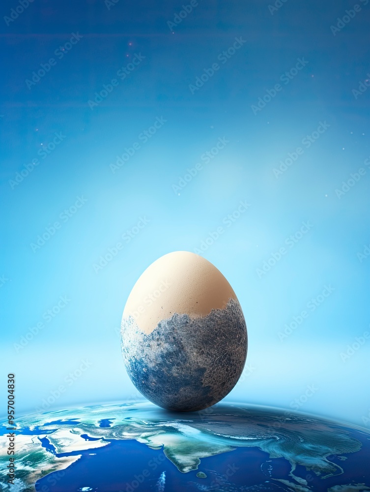 background about World Egg Day, 4k, photorealistic, copy-space with generative ai background about World Egg Day, 4k, photorealistic, copy-space with generative ai