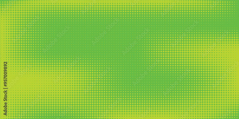 Dots halftone green color pattern gradient texture with technology digital background. Dots pop art comics with nature graphic design. Dots halftone green color pattern gradient texture with technology digital background. Dots pop art comics with nature graphic design.