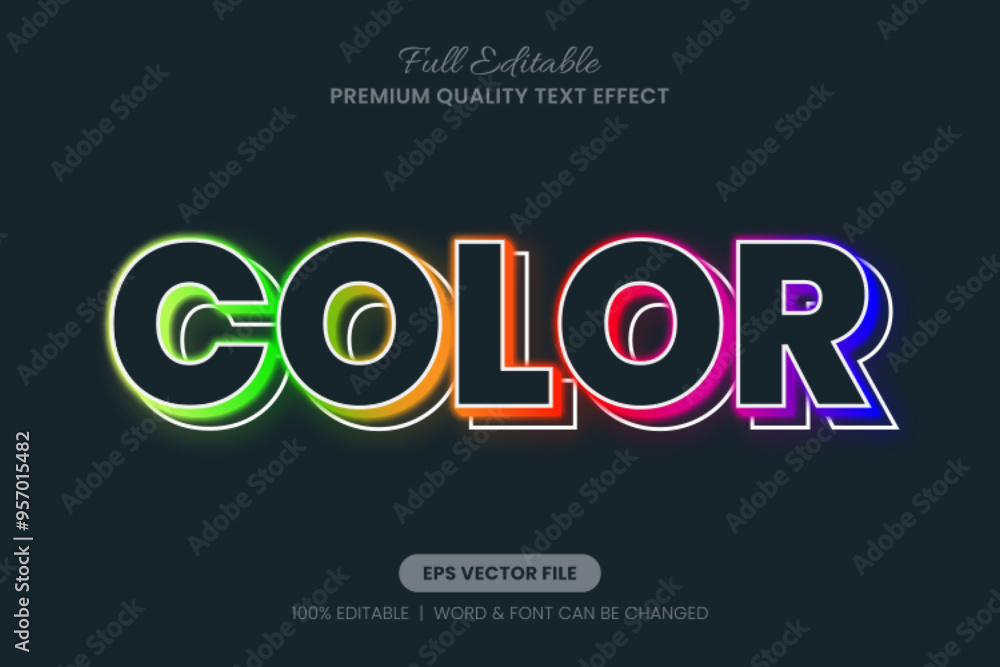 Color Gradient Neon Editable 3D Text Effect, Font Graphic Style for graphic design projects, social media posts, and marketing materials. Color Gradient Neon Editable 3D Text Effect, Font Graphic Style for graphic design projects, social media posts, and marketing materials.