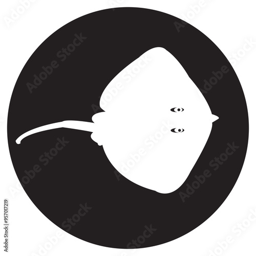 stingray icon vector design
