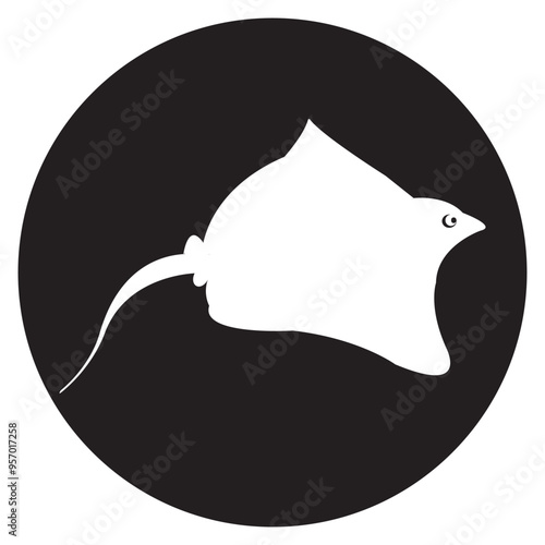 stingray icon vector design