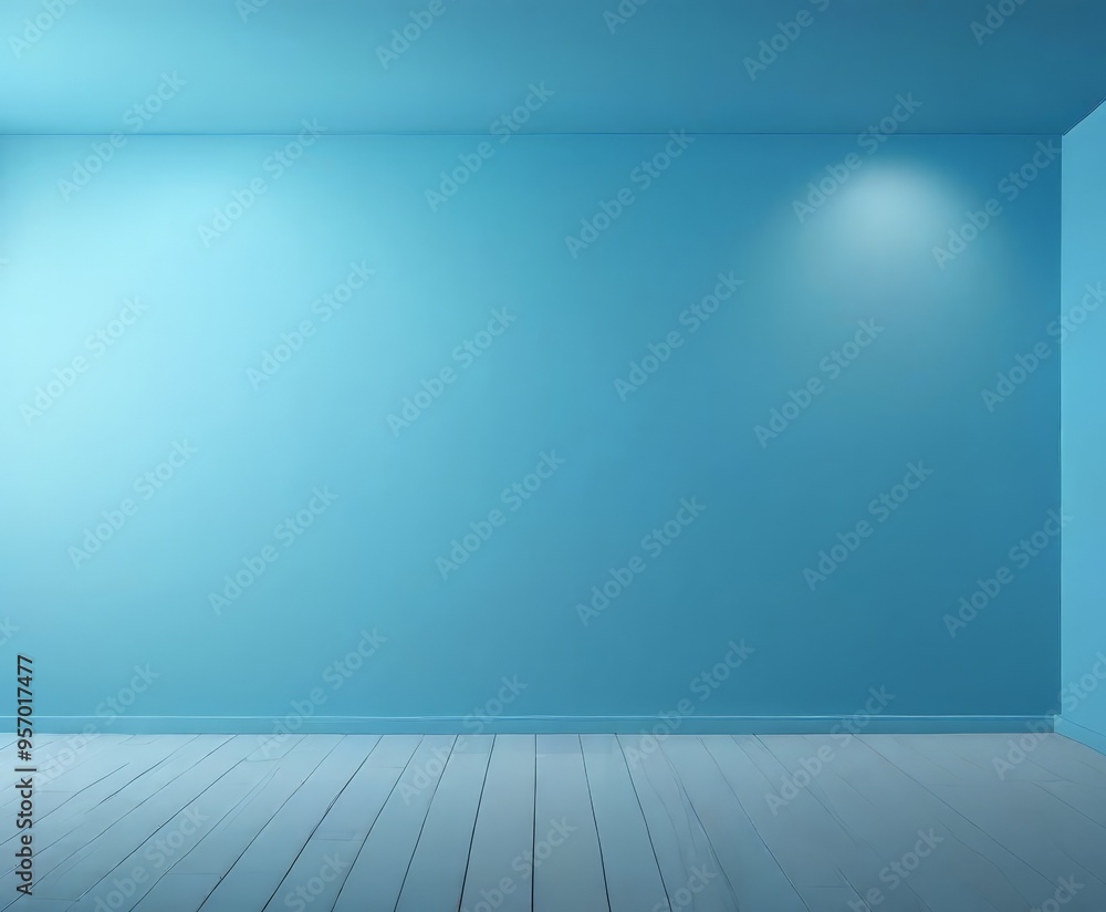 empty room with blue walls and wooden floor empty room with blue walls and wooden floor