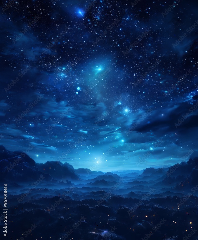 night sky with stars and clouds night sky with stars and clouds