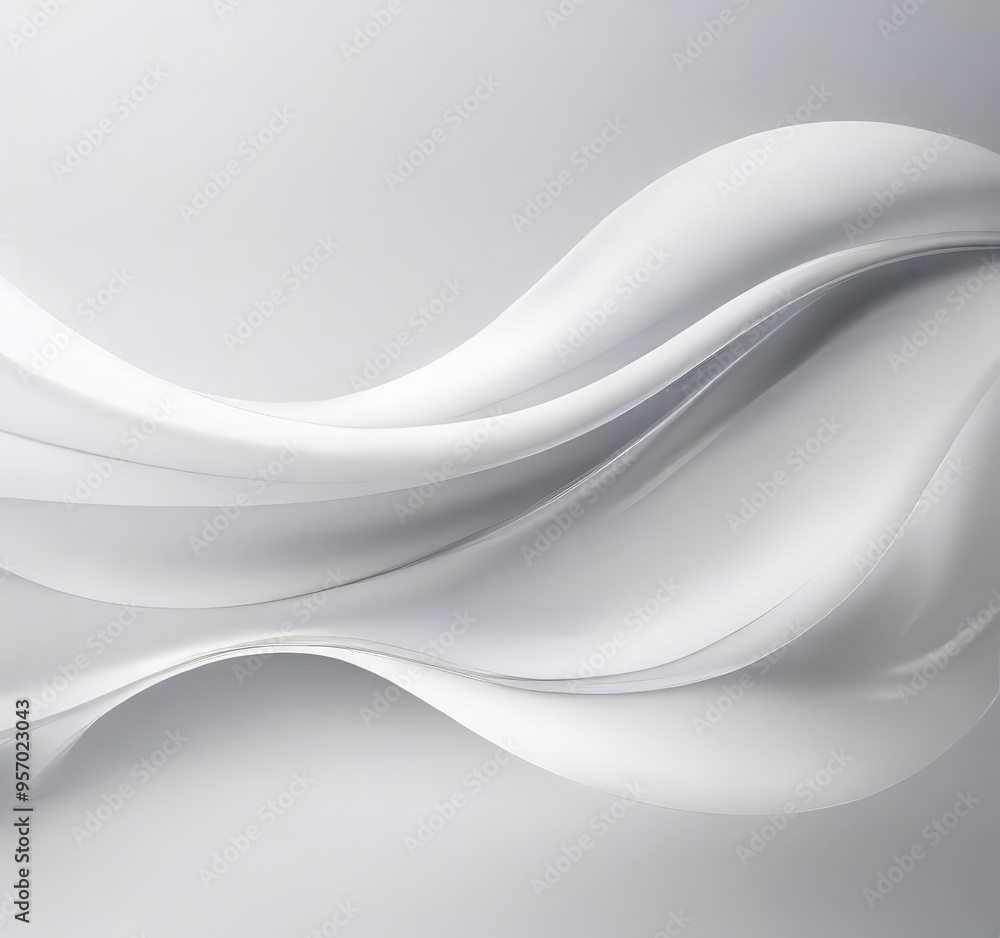 abstract white background with smooth lines abstract white background with smooth lines