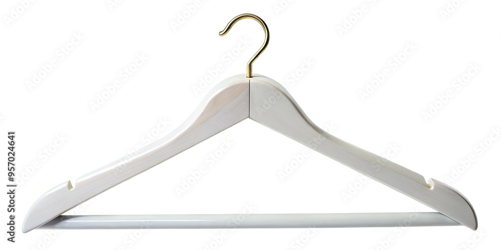 Timeless classic white clothes hanger for traditional decorating Timeless classic white clothes hanger for traditional decorating