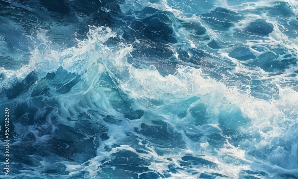 close up wave in the ocean close up wave in the ocean