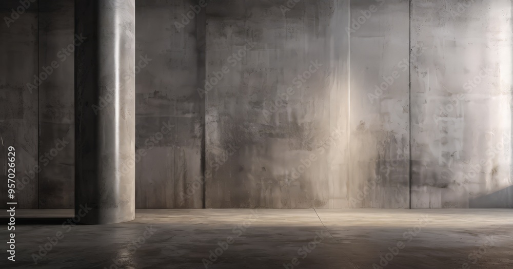 room with concrete walls and floor room with concrete walls and floor