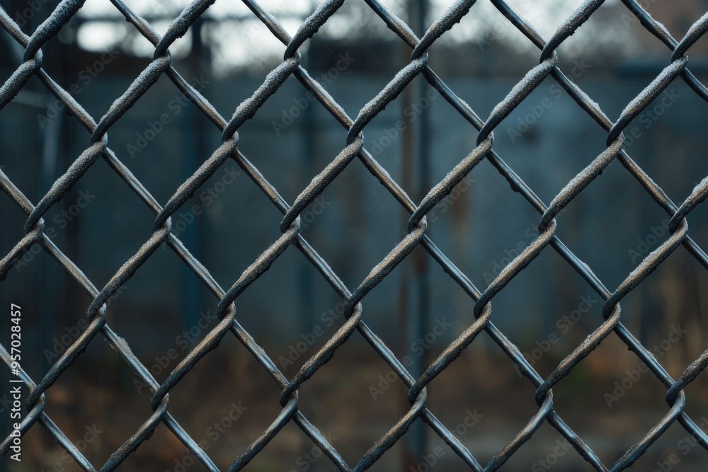 Chain Link Fence Close Up Chain Link Fence Close Up