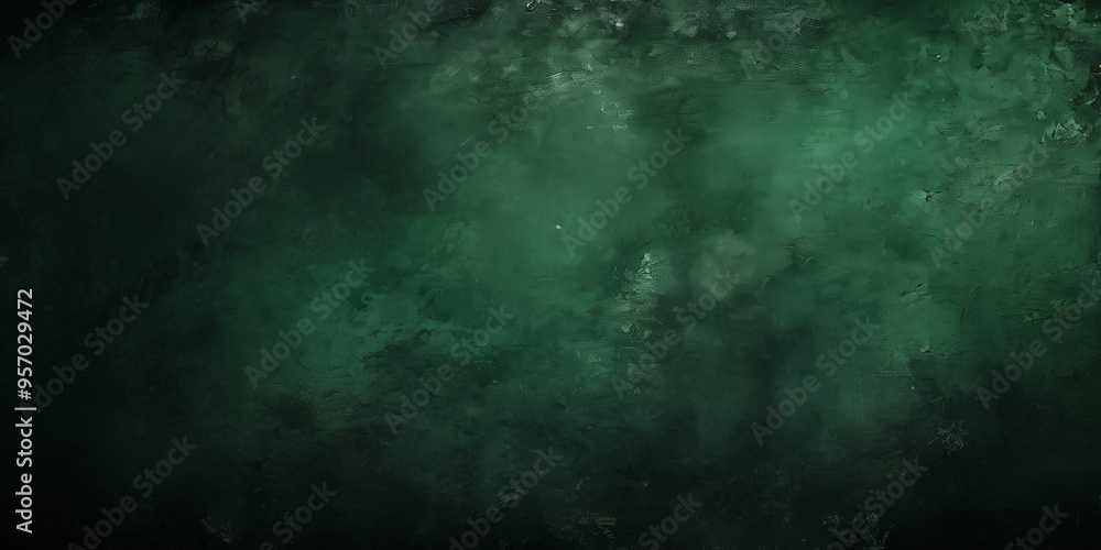 dark green background with