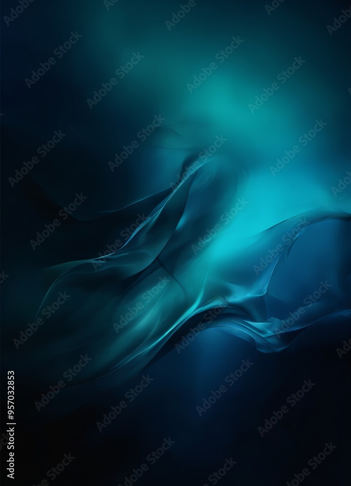 Obraz premium abstract blue background with smooth lines
