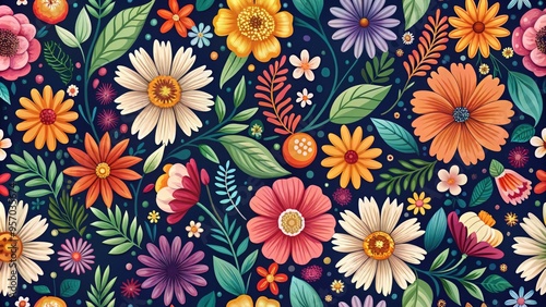 Flower+background+pattern+vector