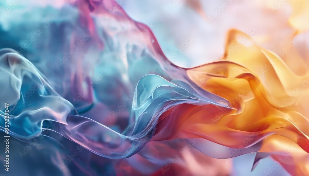 Fototapeta premium colorful smoke background