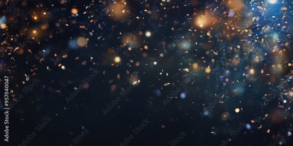 Obraz premium dark background with many small pieces con