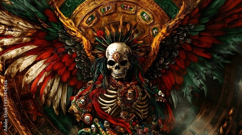 Wallpaper Mural Mexican pride illustration concept Torontodigital.ca