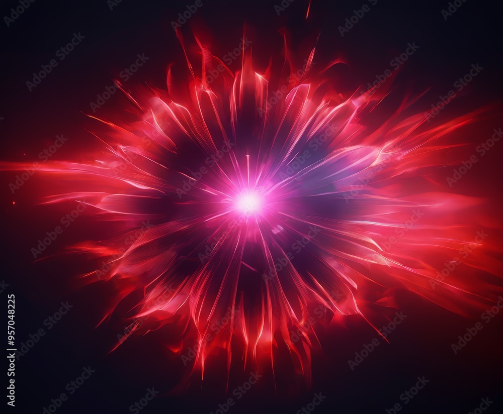 red explosion light on black background red explosion light on black background