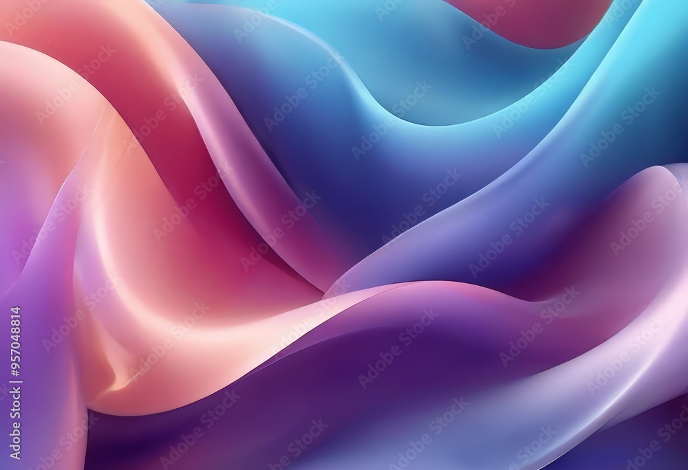 Obraz premium colorful background with smooth, flowing,
