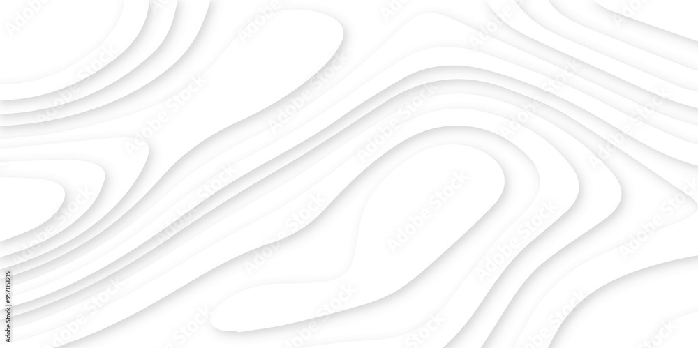 Abstract White paper cut background with lines.3d realistic papercut decoration textured with wavy layers. modern wallpaper texture and 3d realistic design use for banner flyers, posters. Abstract White paper cut background with lines.3d realistic papercut decoration textured with wavy layers. modern wallpaper texture and 3d realistic design use for banner flyers, posters.